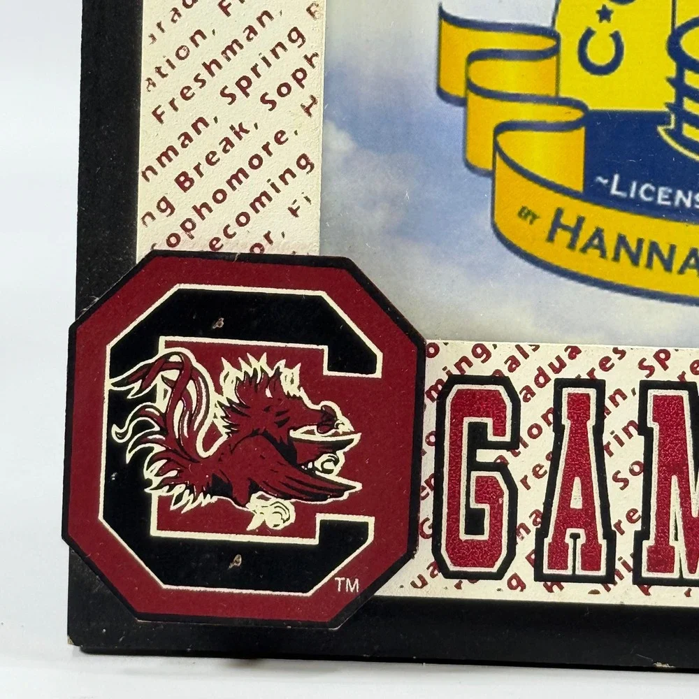 Hanna's Handiworks USC Gamecocks 4x6 Picture Photo Frame Garnet Black NCAA Fan